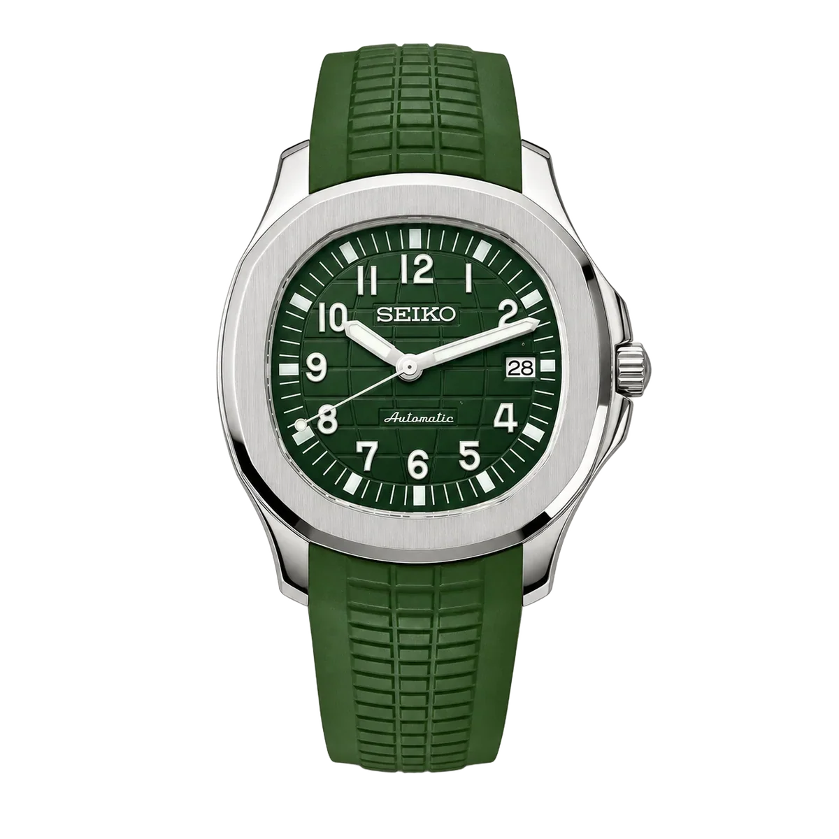Aquanaut Green Seiko Mod Watch