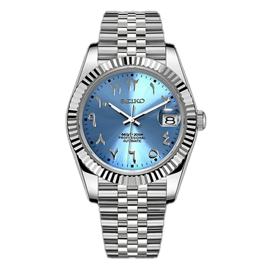 Datejust(sky Blue Arabic)-Seiko mods