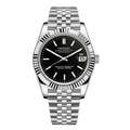 Datejust Black dial Seiko Mod Watch | Luxury Watch