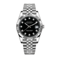 Datejust Black Diamond Seiko Mod Watch | Luxury Watch