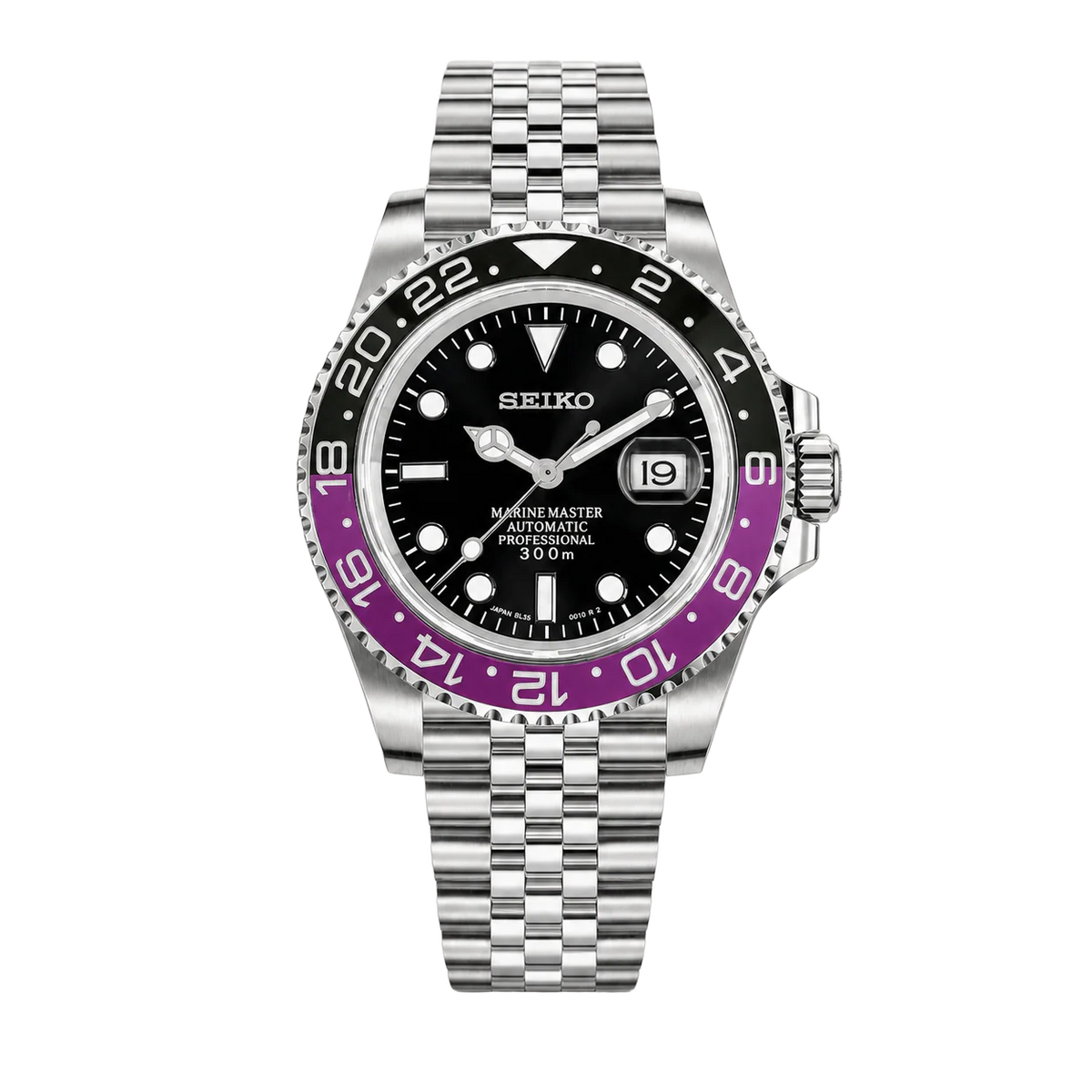 Joker GMT Seiko Mod Watch | Luxury Automatic Watch