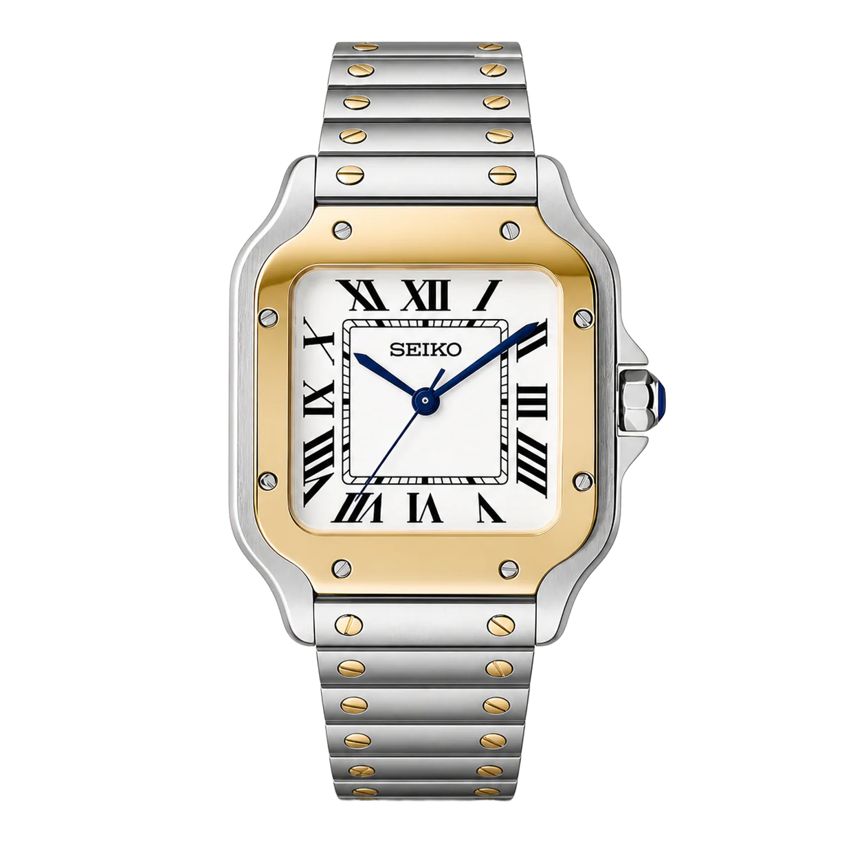 Santos(Two tone)-Seiko mods