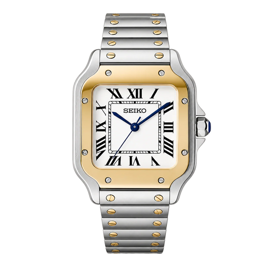 Santos(Two tone)-Seiko mods