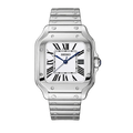 Santos White Seiko Mod Watch