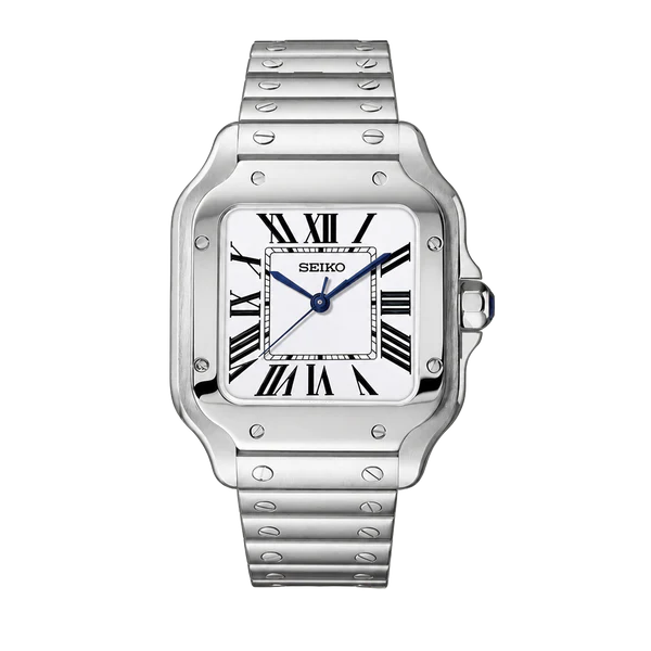 Santos(White)-Seiko mods