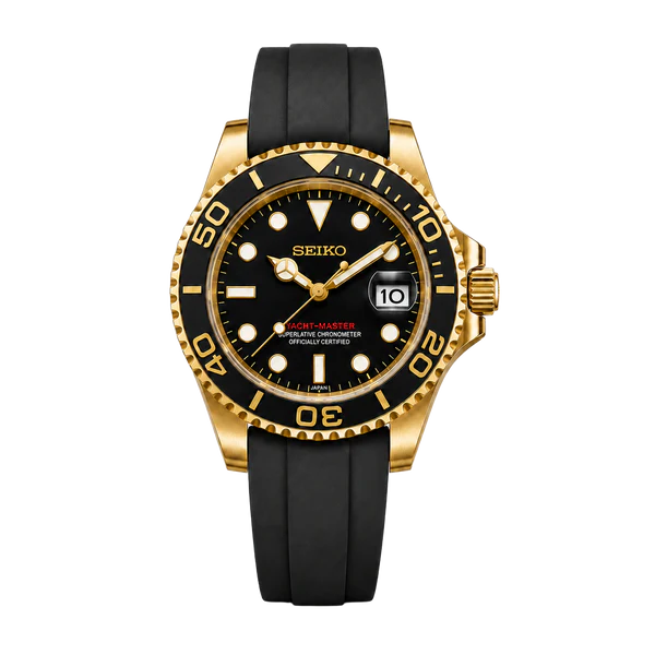 YacthMaster(gold)-Seiko mods