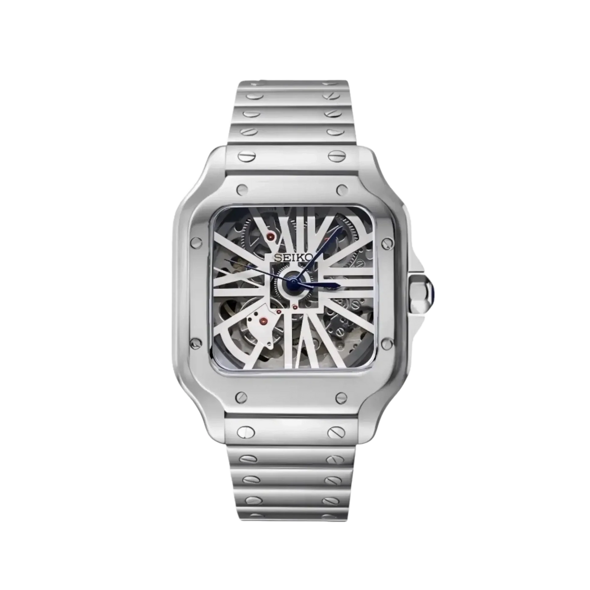 Santos Skeleton Seiko Mod Watch